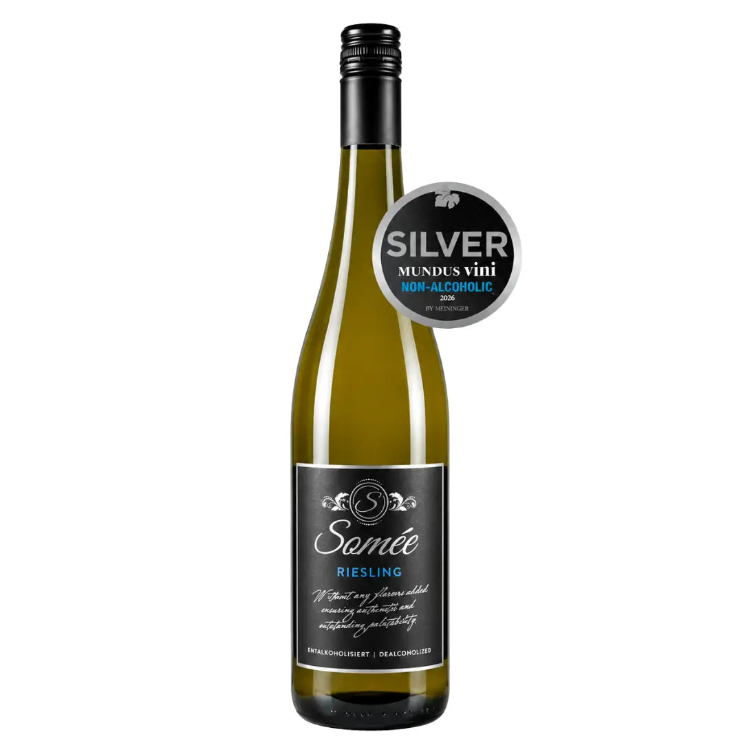 alkoholfreier Wein Riesling Rebsorte von Somée mit Auszeichnung