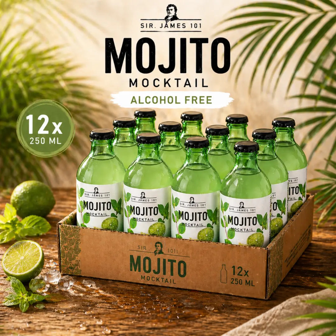 Mojito ohne Alkohol von Sir James in 12er Tray